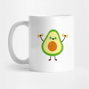 Cute fitness avocado Mug